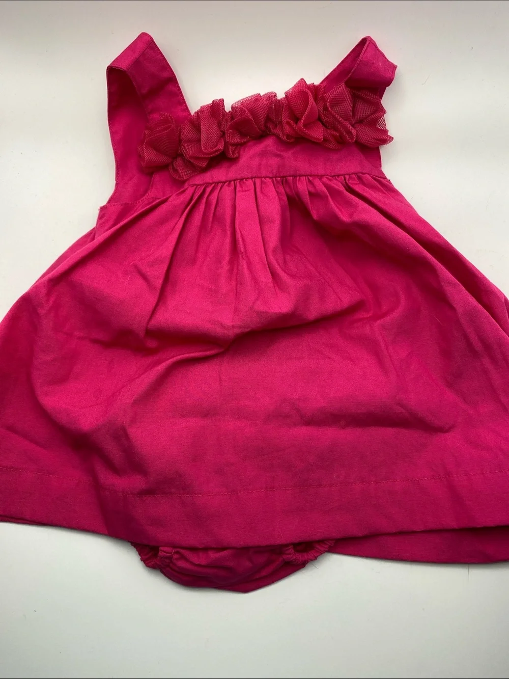 Gymboree Hot Pink Ruffle Tank Dress